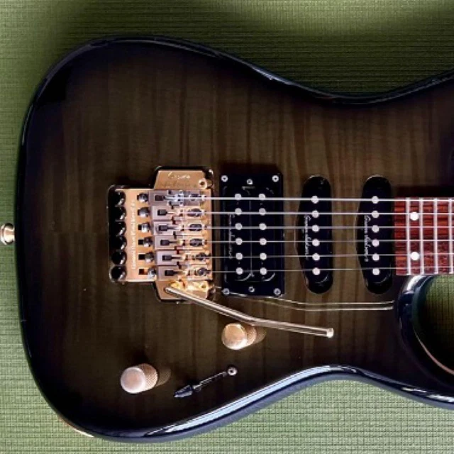 【日本製】Grover Jackson GJ-55S ★DINKY★ 2001 Grover Jackson DK-c.u.60/HH Dinky (Transparent Red