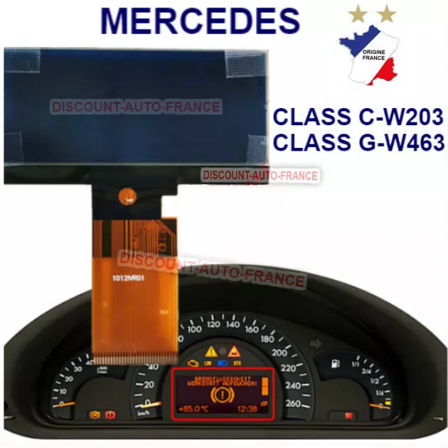 Ecran Lcd Pour Compteur Odb Pour Mercedes W203 Classe C