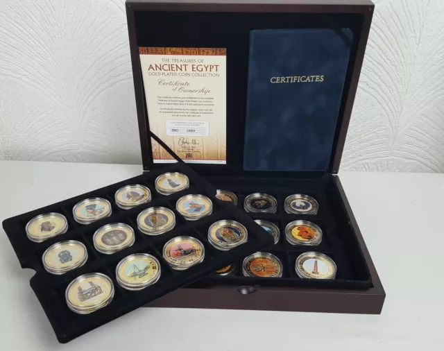 THE WESTMINSTER COLLECTION The Treasures Of Ancient Egypt Gold-Plated Coins