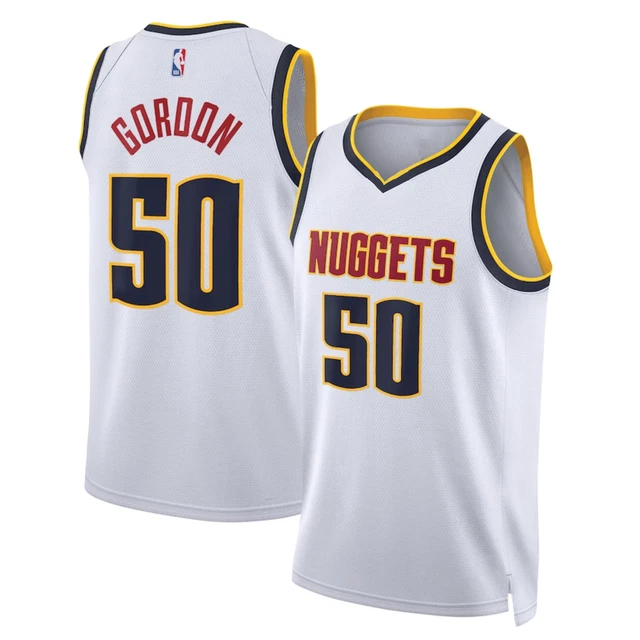 Denver Nuggets NBA Jersey Men's Basketball V-neck Sleeveless Jersey Tank Top