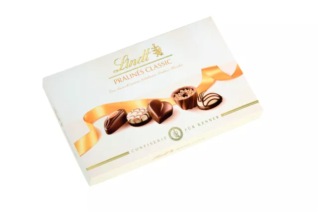 2 x 125 g Lindt Pralinen Classic 7Sorten Schokolade mit Alkohol NEU MHD 8/24