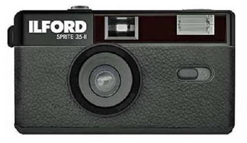 Cámara Ilford Sprite 35-II, negra