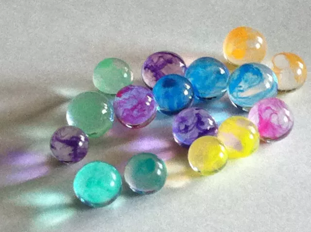 10 Bags ( 4000+pcs) 3D Rainbow Jelly Soil Beads Indoor Plants / Party Decor 2