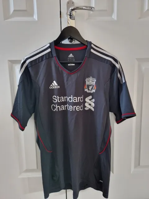 LIVERPOOL 2011/12 Adidas Medium Away Football Shirt Soccer Jersey