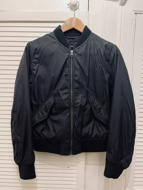 Uniqlo black shop bomber jacket