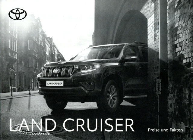 Toyota Land Cruiser Preisliste 2020 1.10.20 D price list liste de prix Preise