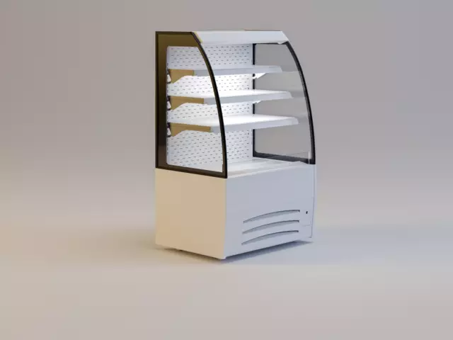 Gastro Wandkühlregal Kühlregal Kühlverkaufsregal 900x660x1440mm 270l Schiebetür