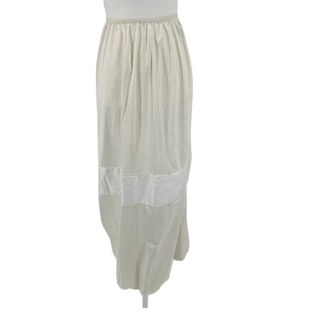 Komar Vintage Full Length Slip With Adjustable Slit Medium Nylon