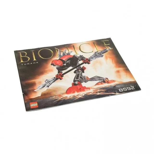 1x LEGO Bionicle Instruction de Montage A5 Pour Set Turahk 8592