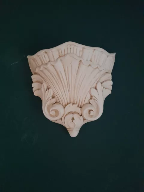 Moulded Plaster Wall Corbel Sconce Vase Decorative