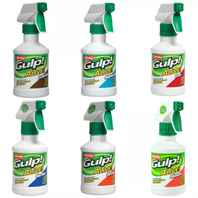 (33,71€/1l) Berkley Lockstoff für Köder Gulp Alive Spray Locköl für Raubfisch