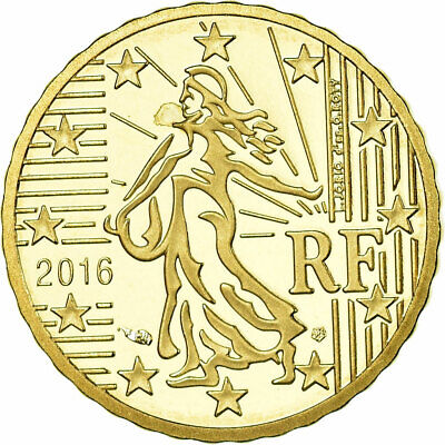 [#772156] France, 10 Euro Cent, 2016, BE, FDC, Laiton, KM:New