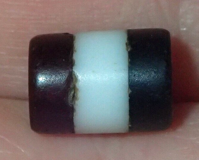 9mm Ancient Tibetan, Tibet worry Glass Amulet Pendant Bead, #S6150
