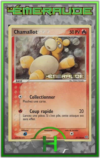 Chamallot Holo - EX:Emeraude - 57/106 - Carte Pokemon Française