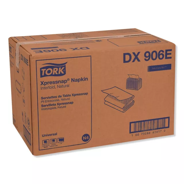 Sca Tissue Tork DX900 Dispenser Napkin Interfold 1-Ply 13"x8.5" White 2