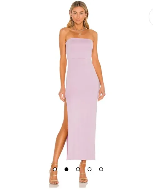 NEW Revolve NBD Dream Gown Lilac Purple Strapless Maxi Dress Size Small NWT