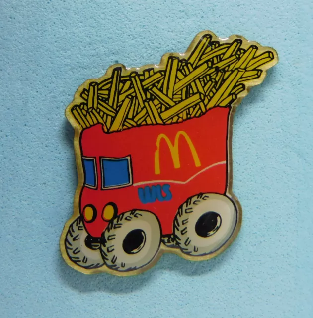 WLS Monstertruck Mc Fries Pommes - McDonalds Pin / Anstecker - 28x23mm