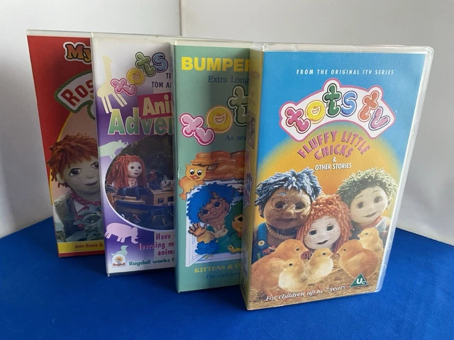 TOTS TV Rosie And Jim VHS Bundle Children s Kids Video Tapes 4 VHS tots-tv-rosie-and-jim-vhs-bundle-children-s-kids-video-tapes-4-vhs