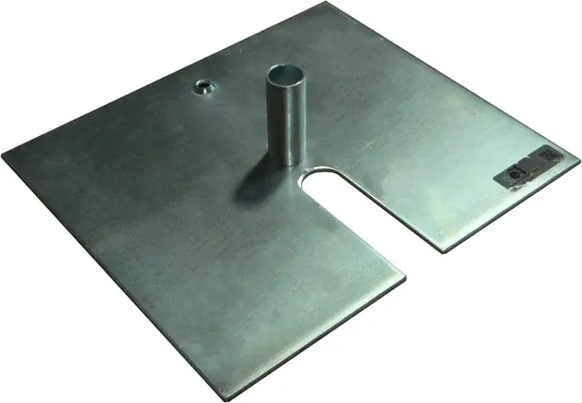 Pipe and Drape 14"X16" Base Plate (W/ 2" Pin)