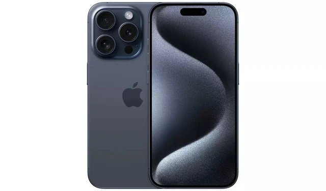 Apple iPhone 15 Pro 128GB SIM-Free 5G Unlocked Smartphone - Blue Titanium B