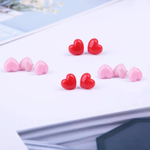 200pcs Metal Heart Shaped Picture Push Pins Sturdy Reusable For Bulletin Board