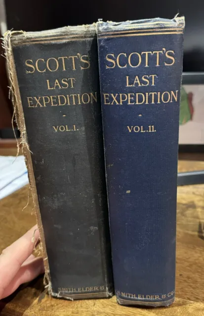 Scott’s Last Expedition In Two Volumes. Antarctic Exploration 1913