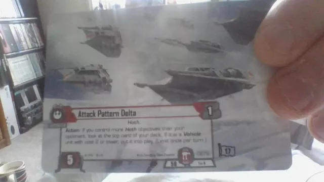 Star Wars LCG Official FFG Attack Pattern Delta Alt Art Promo Card