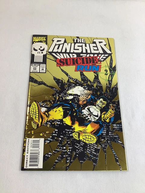 The Punisher: War Zone #23 'Suicide Run Part 2' Marvel Comics 1994 'Foil Cover'