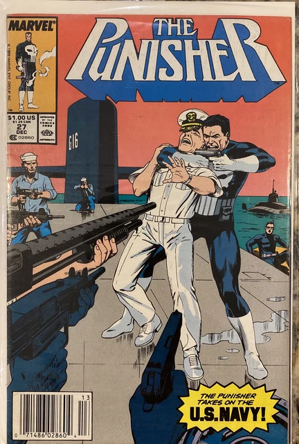 The Punisher #27 Marvel Comics (1989) 1st Print Comic Book - Newsstand Ed.