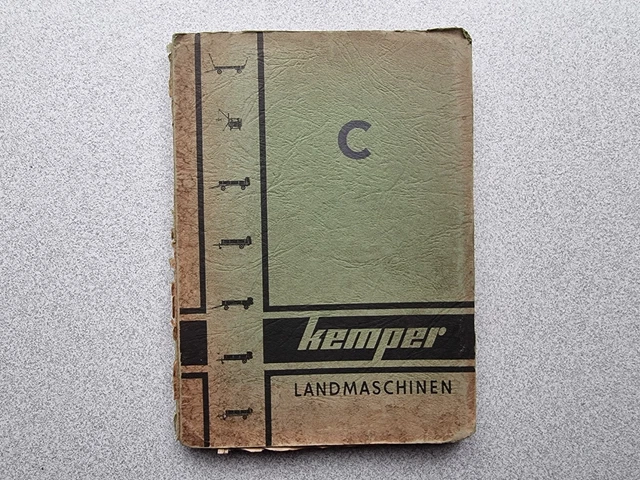 Kemper Ersatzteilliste C Ladewagen Ladomat Universal Standart
