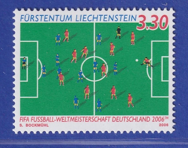 Liechtenstein 2006 Fußball-WM Deutschland Spielfeld Mi.-Nr. 1411 **