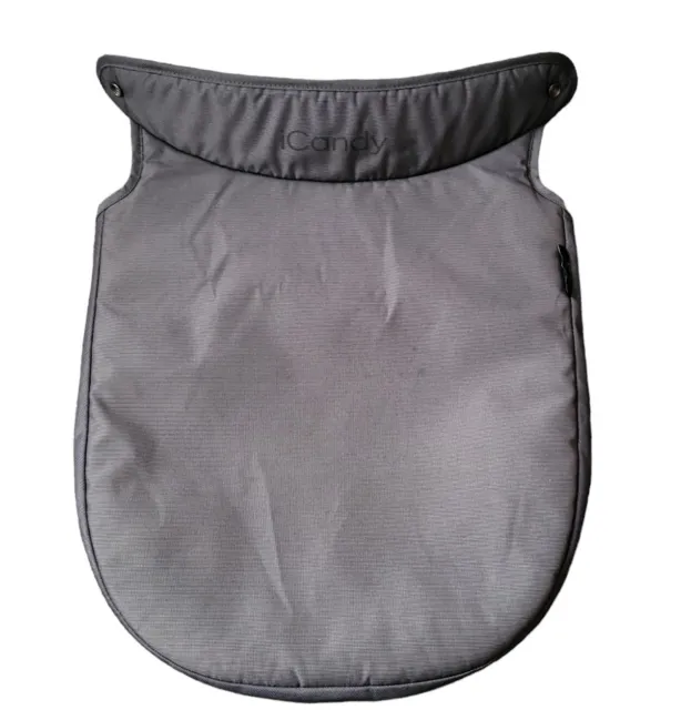 Icandy Orange Carrycot Apron In Carbon Grey