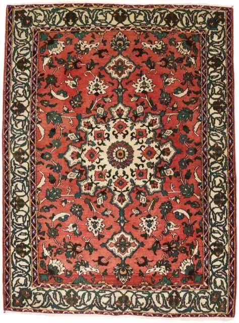 Farmhouse Oriental Decor Floral Design 5X7 Classic Handmade Wool Decor Carpet