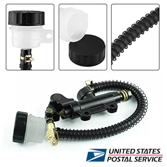 Universal Motorcycle ATV Rear Brake Master Cylinder Pump Hydraulic Brake Pump