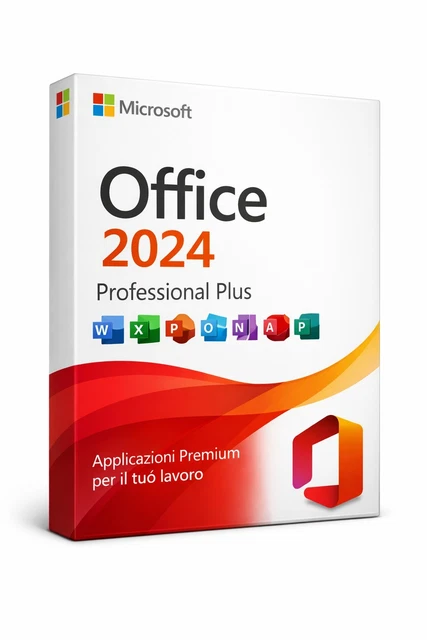 MICROSOFT OFFICE 2024 Professional Plus 1 PC Windows Licenza Email EUR ...