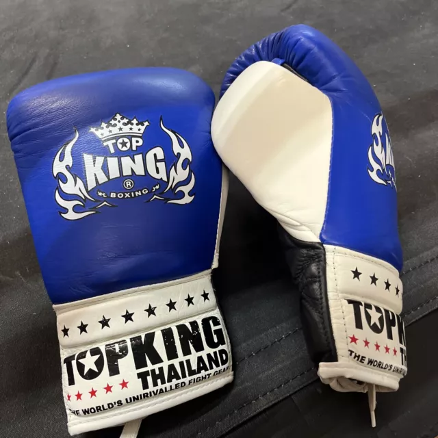 top king Lace Up  boxing gloves. 8oz