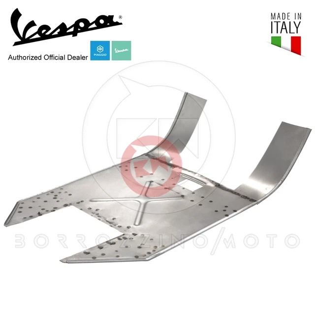PEDANA LUNGA FONDO PER VESPA 50 SPECIAL ET3 125 PRIMAVERA IN LAMIERA RINFORZATA - Foto 6