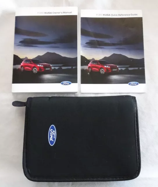 Genuine Ford Kuga 2019-2024 Handbook Owners Manual Quick Guide Wallet Pack