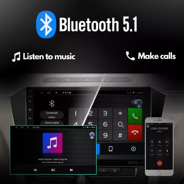 CITROEN JUMPY Android 13 Car Stereo Head Unit FM Radio Bluetooth GPS SatNav 3