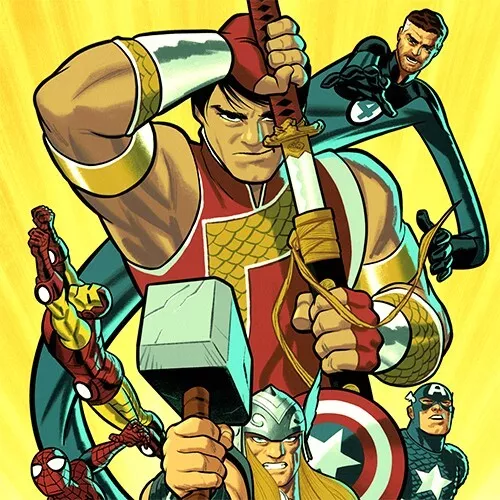 SHANG-CHI #6 Signed ART PRINT Michael Cho CAPTAIN AMERICA Marvel IRON MAN Thor