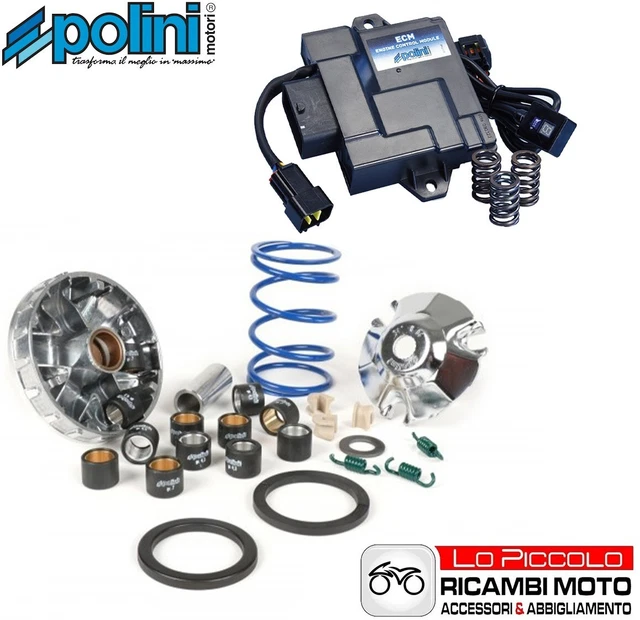 KIT VARIATEUR HI-SPEED Polini + Centralina Ecm Vespa Primavera 50 4T