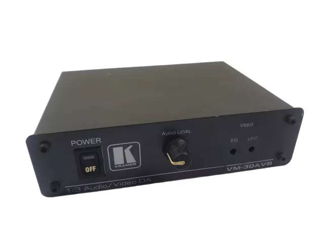 Kramer VM-30AVB 1:3 Composite Video & Stereo Audio Distribution Amplifier no PSU