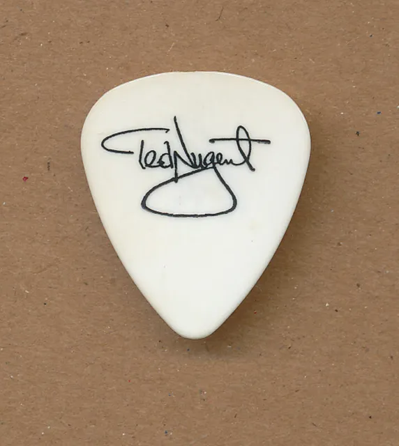 Ted Nugent - RARE tour issued vintage signature guitar pick