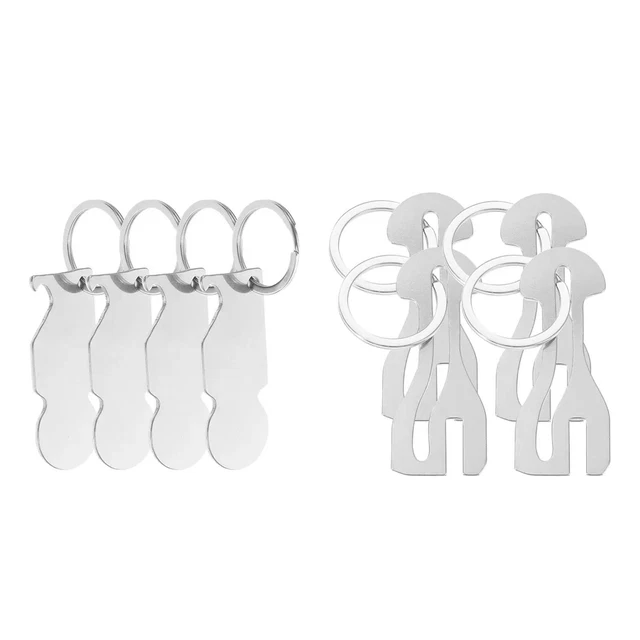 Original Retractable Keychain In Vintage Chrome Or Vinyl Black Chrome / Belt Clip / 10 Keys - 24" / 6 Oz. - Stainless Steel Chain (Standard Duty - Foto 5