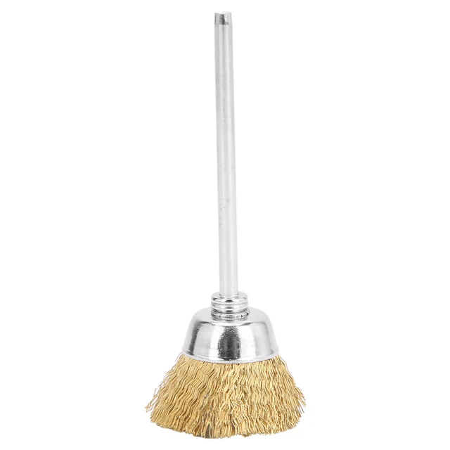 (Brosse En Fil De Cuivre Doré)Accessoire De Perceuse à Ongles Brosse De