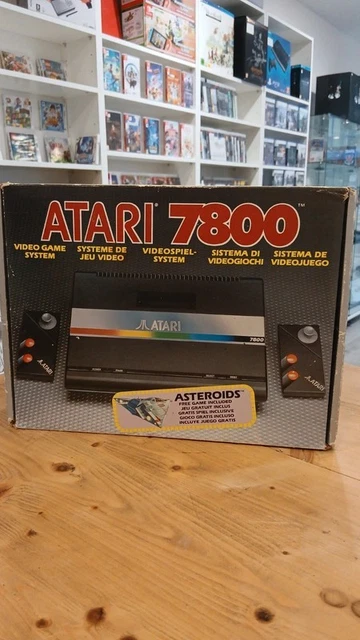 CONSOLE Atari 7800 NEUVE en BOITE USEE câbles scellés sealed film sur