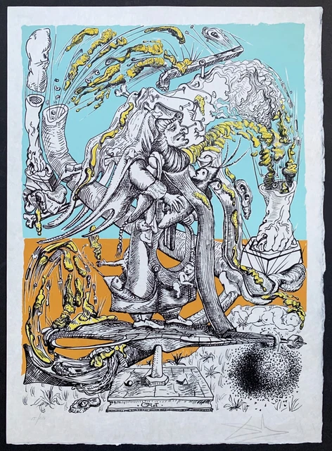 Salvador Dalí. Obra Gráfica firmado y numerado a mano