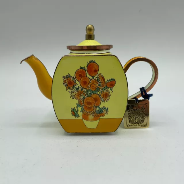 Trade Plus Aid Charlotte Di Vita Hand Painted Mini Enamel Teapot