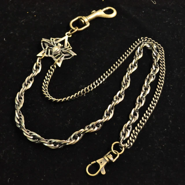 Catena Per Pantaloni Goth Punk - Argento, Lega Di Zinco, 47 Cm, Accessorio Unisex Per Jeans, Abiti - Foto 10