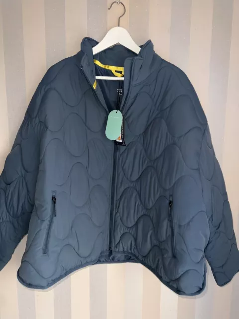 M&S Goodmove Stormwear Oversized Quilted Puffer Jacket Size 24 BNWT